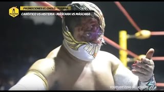 Carístico vs Histeria máscara vs máscara Lucha Completa 25122016 [upl. by Nikkie]