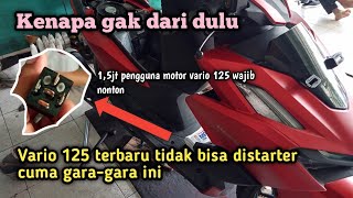 vario 125 terbaru tidak bisa distater cuma garagara ini [upl. by Castara]