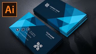 How to Create Business Card in Adobe Illustrator [upl. by Seuguh259]