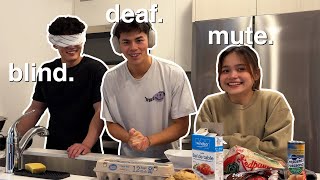 Blind Deaf and Mute Baking with Ironheart and David Pan [upl. by Carder]