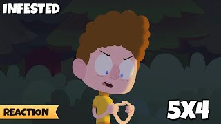 Camp Camp  S05E04  Infested  REACTION [upl. by Hgielar]