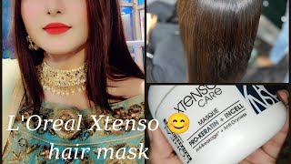 LOreal Xtenso hair mask review Vlog loreal hairmask hairstyle hairtreatment vlogs [upl. by Culbert101]