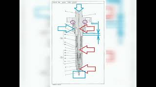 ME FO injecting valve  MAN B amp W 6S60 MC Repair from scrab without original lapping tools [upl. by Niwhsa]