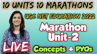 Marathon2 Unit2  History Politics amp Economics of Education UGC NET EducationSET  UGC NET 2022 [upl. by Thadeus]