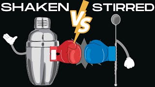 Shaking vs Stirring Cocktails  Which Should you Use [upl. by Diskson]