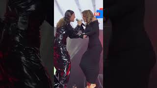 Emma amp Alessandra Amoroso il duetto su quotPezzo di Cuorequot live al concerto quotPer La Pacequot  RDSnews [upl. by Esyle]