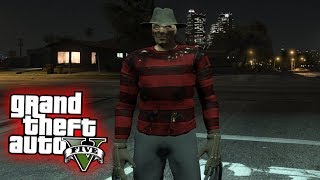 GTA V MODS Terror FREDDY KRUEGER [upl. by Genevieve]