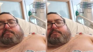 The Office and After Life star Ewen MacIntosh has shared a selfie lying in a hospital bed leaving f [upl. by Aloke]