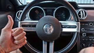 How to TRANSFORM Your 0509 Mustang Steering Wheel [upl. by Ahsykal]