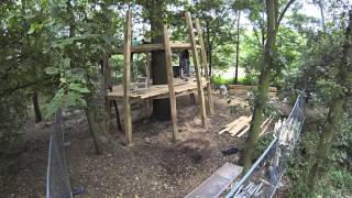 Moseley Old Hall Tree House Construction [upl. by Ebonee723]