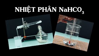 Nhiệt phân sodium hydrogencarbonate NaHCO3 [upl. by Biddie]