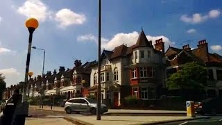 Driving in London  Clapham Common [upl. by Nifares933]