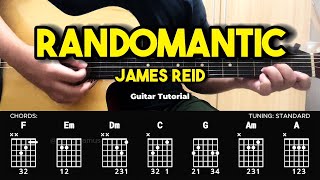 Randomantic  James Reid  Easy Guitar Chords Tutorial For Beginners CHORDS amp LYRICS guitarlesson [upl. by Alane]