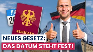 Neues Einbürgerungsgesetz Datum steht fest [upl. by Ilah10]