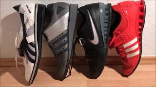 Lifting Shoes Comparision Do Win  Adipower  Romaleos 2  Drehkraft [upl. by Patterson]