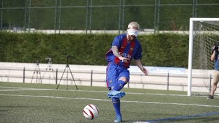 Can Messi score a penalty kick blindfolded [upl. by Kale]