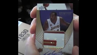 KOBE BRYANT LIMITED LOGO  200708 UD Exquisite Basketball 5 Cases 15 boxes Break [upl. by Yzdnil]