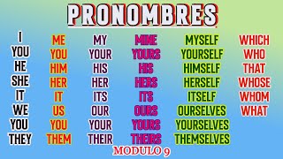 TODOS LOS PRONOMBRES EN INGLÉS PRONOMBRES RELATIVOS DE SUJETO DE OBJETO POSESIVOS REFLEXIVOS [upl. by Iorgos]