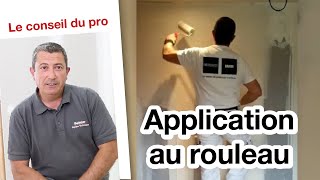 Application d’un enduit au rouleau  Le conseil du Pro [upl. by Tipton]