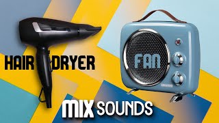 COMBO Fan heater and Hair dryer 5 Have a good night with these sounds [upl. by Iralav]