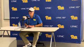 Pitt HC Pat Narduzzi Breaks Down ComeFromBehind Win Faith in Eli Holstein  09072024  PSN [upl. by Aliekahs550]