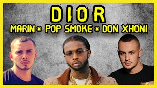 DON XHONI amp POP SMOKE FT MARIN  DIOR REMIX [upl. by Armbruster]