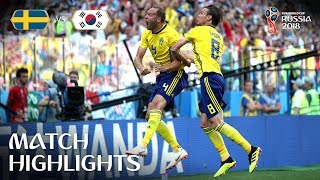 Sweden v Korea Republic  2018 FIFA World Cup  Match Highlights [upl. by Noloc128]