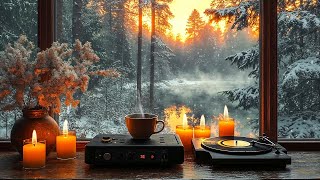 Soft Winter Jazz Music By The Window 🎵 Smooth Jazz Instrumental Music To Lift Your Mood For Work [upl. by Benjy]