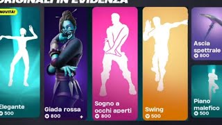 SHOP DI OGGI 20 ASCIA SPETRALE  MARZO NEGOZIO FORTNITE MERCOLEDI OG 20032024 [upl. by Ynattib394]