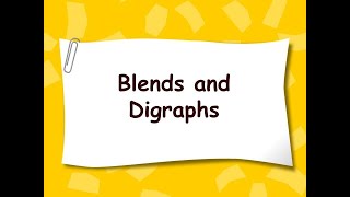 Blends and Digraphs  2nd Grade [upl. by Cathie59]