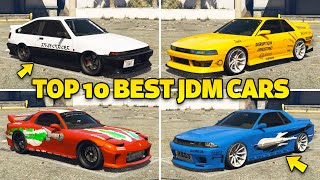 Top 10 Best JDM Cars in GTA 5 Online [upl. by Bowman202]