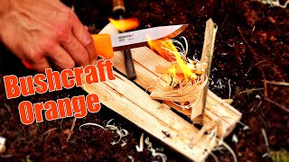 Mora Bushcraft Orange  Excellent Budget Friendly Outdoor Knife [upl. by Eelahc]