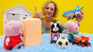 Peppa Wutz Videos Lern englisch mit Peppa Spielzeug [upl. by Jacklyn814]