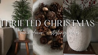 2024 CHRISTMAS THRIFT WITH ME HOME DECOR HAUL [upl. by Wiltshire]