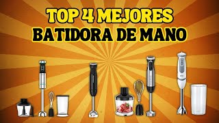 ¿Qué Mejor BATIDORA DE MANO en 2024 Top 4 Mejores BATIDORA DE MANO Con el Mejor Costo Beneficio [upl. by Gnolb]