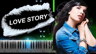 Indila  Love Story Piano Tutorial [upl. by Tana]