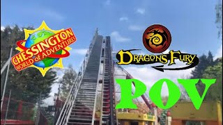 POV Dragons fury at Chessington world of adventures [upl. by Animrelliug]