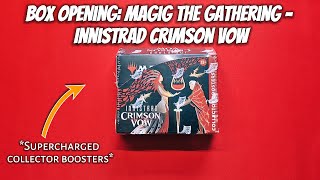 Box opening  MTG Crimson Vow Collector Booster [upl. by Esmaria798]