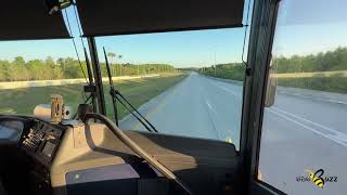 Mears Connect From Orlando International Airport to Four Disney Resorts  Front Seat  Full Ride [upl. by Aihsiek338]