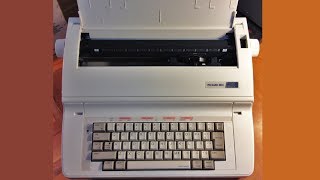 Packard Bell PB10TX electronic typewriter [upl. by Rusert]