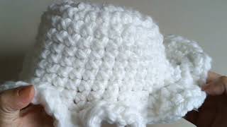 crochet bucket hat hat crochet tutorial step by step [upl. by Sudoeht]