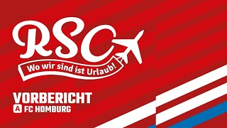 Vorbericht FC Homburg  TSV Steinbach Haiger I RSO Reisen  Talk [upl. by Nidroj]