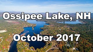 Fall Foliage at Ossipee Lake NH October 2017 Drone Video [upl. by Alexandrina474]