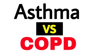 asthma vs copd II difference between asthma and copd [upl. by Eliades536]