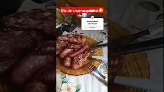 Churrasco na brasa shorts youtubeshorts topz culinária [upl. by Nosittam]