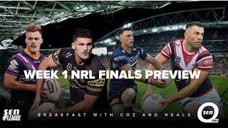 NRL Finals Week 1 Preview with Corey Parker and Ian Healy [upl. by Atoiyanap589]