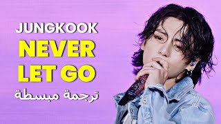 BTS Jungkook Never Let Go Arabic Sub مترجمة [upl. by Bushey500]