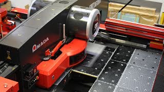 Fully Automated Sheet Metal Punching [upl. by Dewain332]