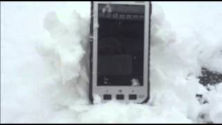 Panasonic Toughpad FZE1 amp X1  IN SNOW  Minus 5 Grad quotCquot Full Ruggedized [upl. by Eneirda]