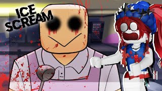 I played a SCARY ICE SCREAM HORROR ROBLOX GAME [upl. by Alket162]